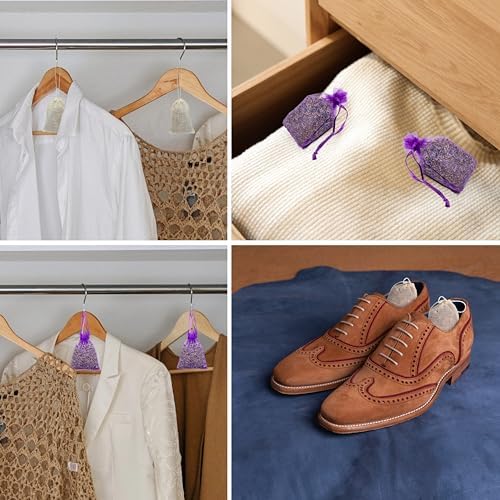 Lavande Sur Terre 48 Pack Cedar and Lavender Sachets for Home Fragrance