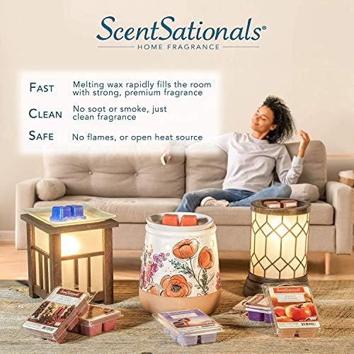 Scentsationals Scented Wax Cubes - Vanilla Bean 10oz 24-Cubes