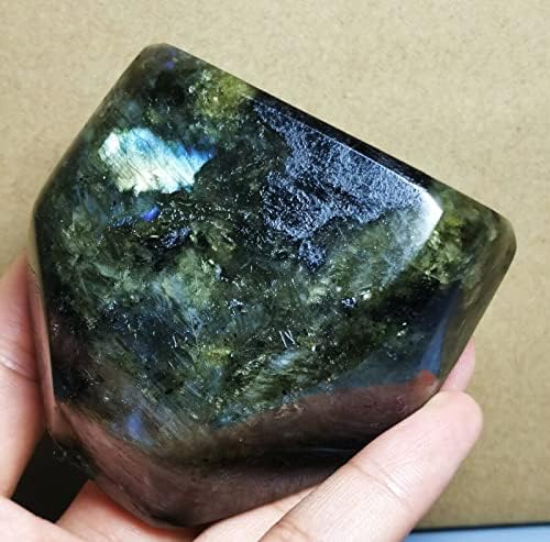 Polished Blue Flash Labradorite Reiki Stones for Healing and Decor