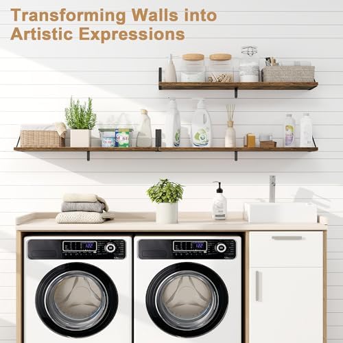 Fun Memories 3 Piece 40 Inch Floating Bookshelf Set