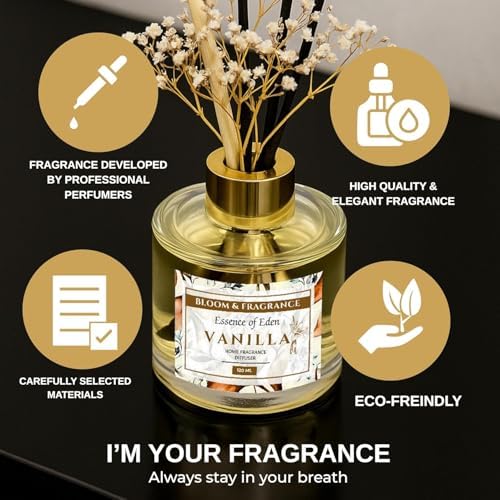 Bloom Fragrance Reed Diffuser 4oz Vanilla