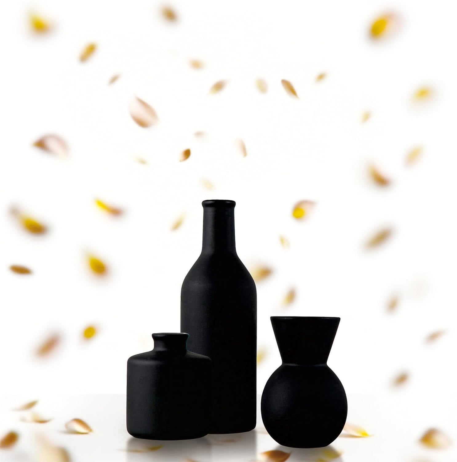 Modern Ceramic Flower Vase Set - 3pcs Table Centerpiece