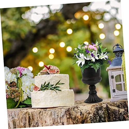 Cabilock 1Pc Metal Flower Vase for Floral Arrangements Decor