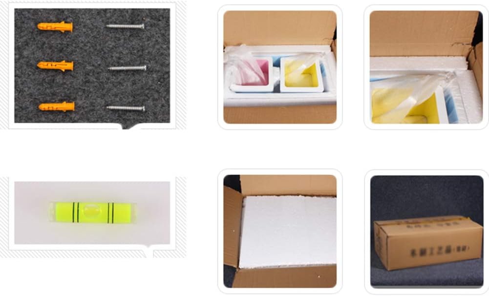 LIANGLIANG Floating Wall Shelf Creative Cube Design Display Stand