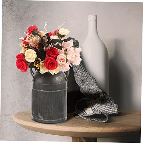 LIFKOME Vintage Flower Pot Retro Bucket for Indoor Plants