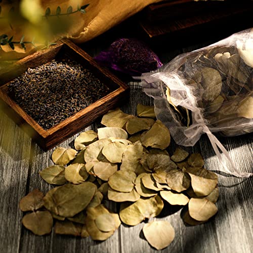 3 Set Dried Eucalyptus Lavender Shower Pouches