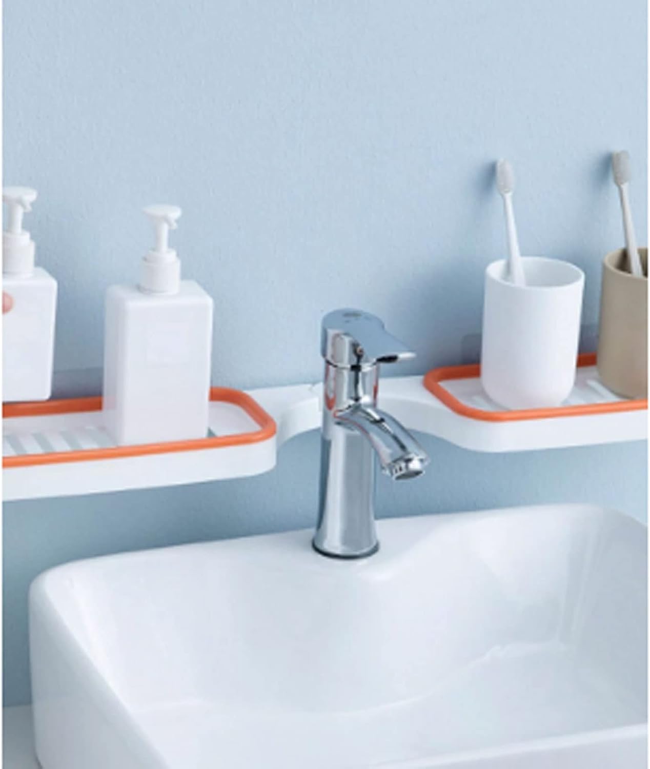 Corner Shelf Storage Rack for Kitchen and Bathroom