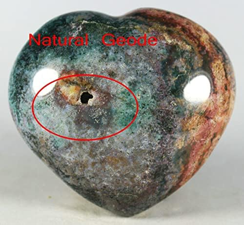 Ocean Jasper Agate Heart Reiki Stones Collection