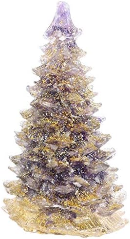 Rockcloud Amethyst Crystal Christmas Tree Desk Ornament