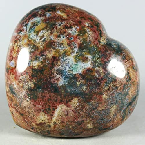 Ocean Jasper Agate Heart Reiki Stones Collection