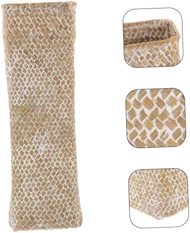 Straw Woven Flower Vase for Home Decor and Photo Props