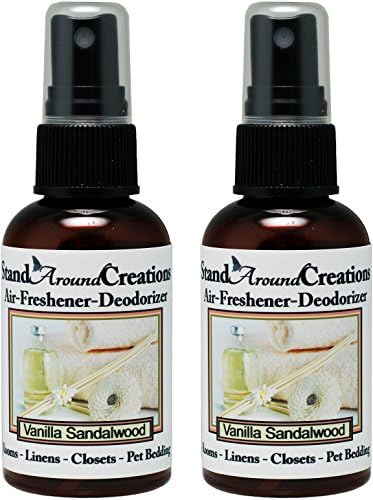 Set of 2 Vanilla Sandalwood Room Spray