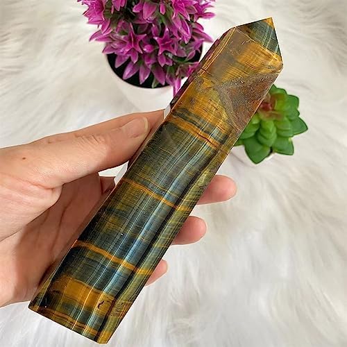 KatLin Natural Blue Tiger Eye Reiki Healing Stick Ornaments