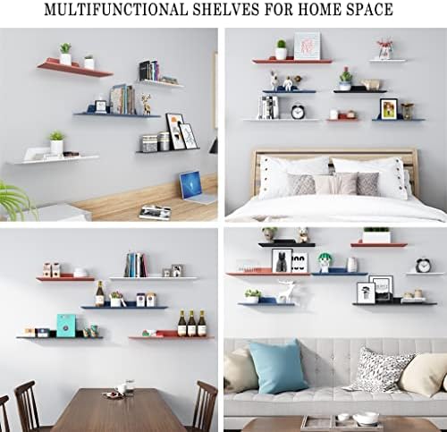 Exquisite Floating Wall Shelf Organizer Orange L