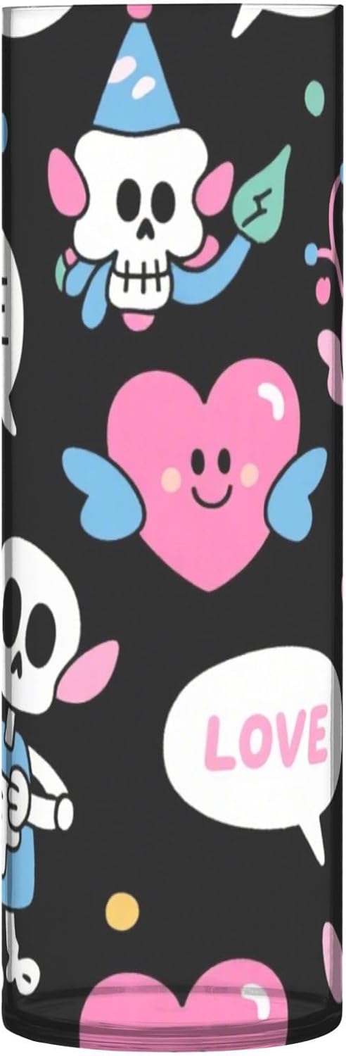 Colorful Graffiti Plastic Hurricane Candle Holder 118 x 39 Inch Decorative