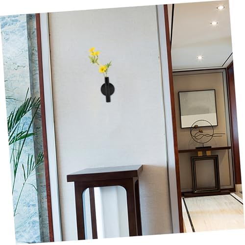 Zerodeko 2pcs Wall-Mounted Metal Flower Vase Tubes for Home Decor