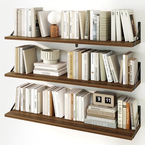 Fun Memories 3-piece 40-inch Floating Bookshelf Set