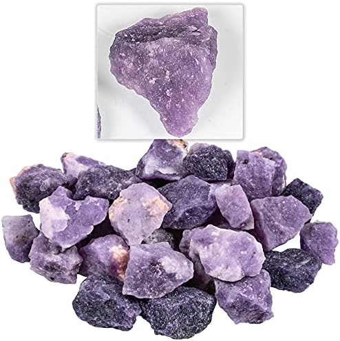 SUNYIK Lilac Crystal Stones for Tumbling and Jewelry Making