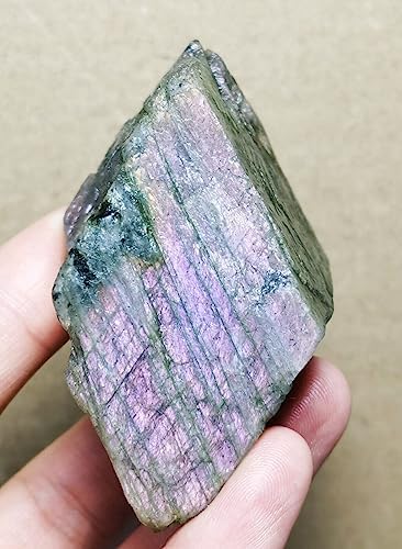 Nice Purple Flash Labradorite Slab Reiki Stone L4009