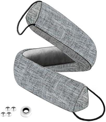 QUOLIX Triangle Door Draft Stopper 32 Inches Gray