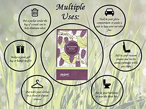 Mulberry Road Scented Sachets Pack of 6 - Home Fragrance