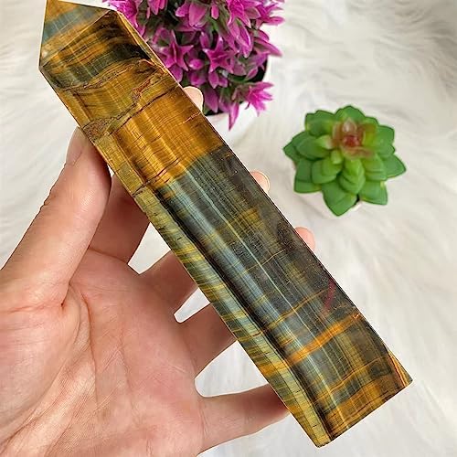 KatLin Natural Blue Tiger Eye Reiki Healing Stick Ornaments