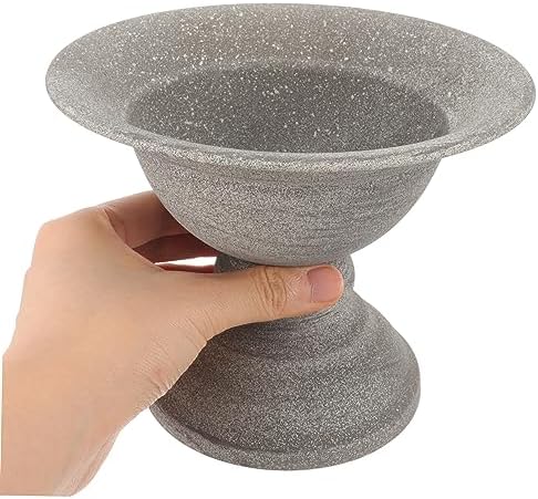 Vintage Style Metal Flowerpot for Dried Flowers and Home Decor