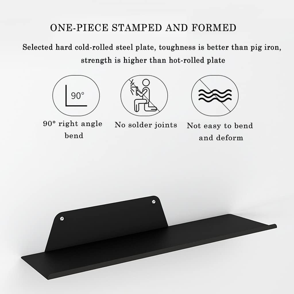 Exquisite Floating Wall Shelf Organizer Orange L