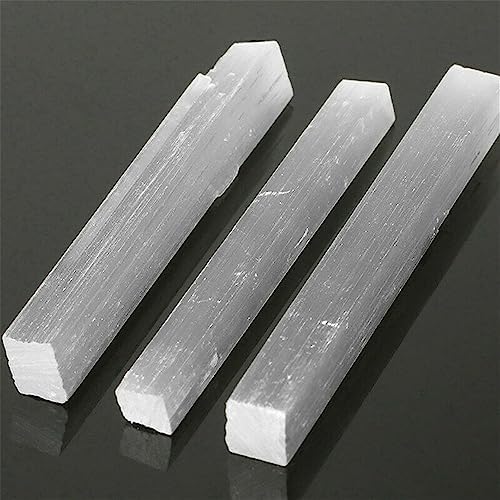 KatLin Natural Selenite Strip Transparent Gypsum Stick for Protection and Energy