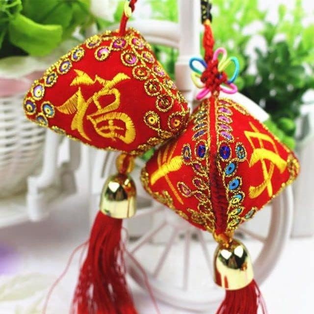 Dragon Boat Festival Perfume Bag with Sequins and Pendant
