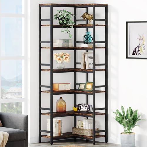 Tribesigns 7874 Inch Tall Corner Shelf 7 Tier