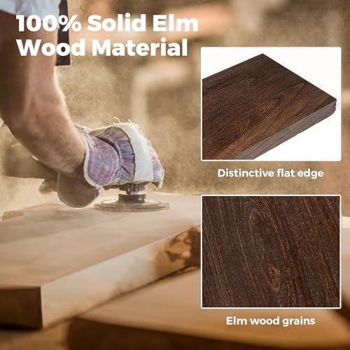 RICHFOCUS Elm Floating Shelves Set of 2