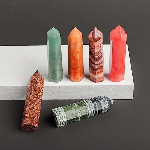 KatLin Green Zebra Stone Crystal Wand for Home Decor