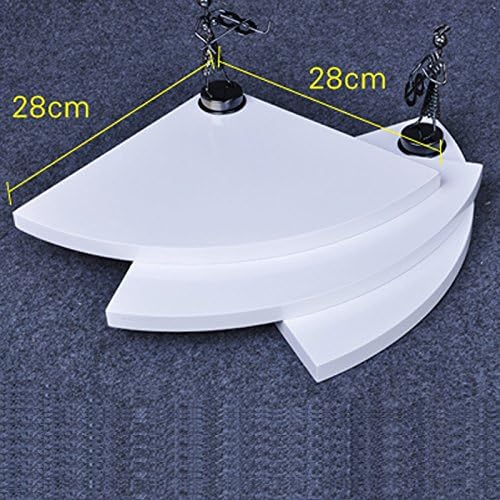 Monochrome Triangle Wall Mount Bookshelf Storage Shelf