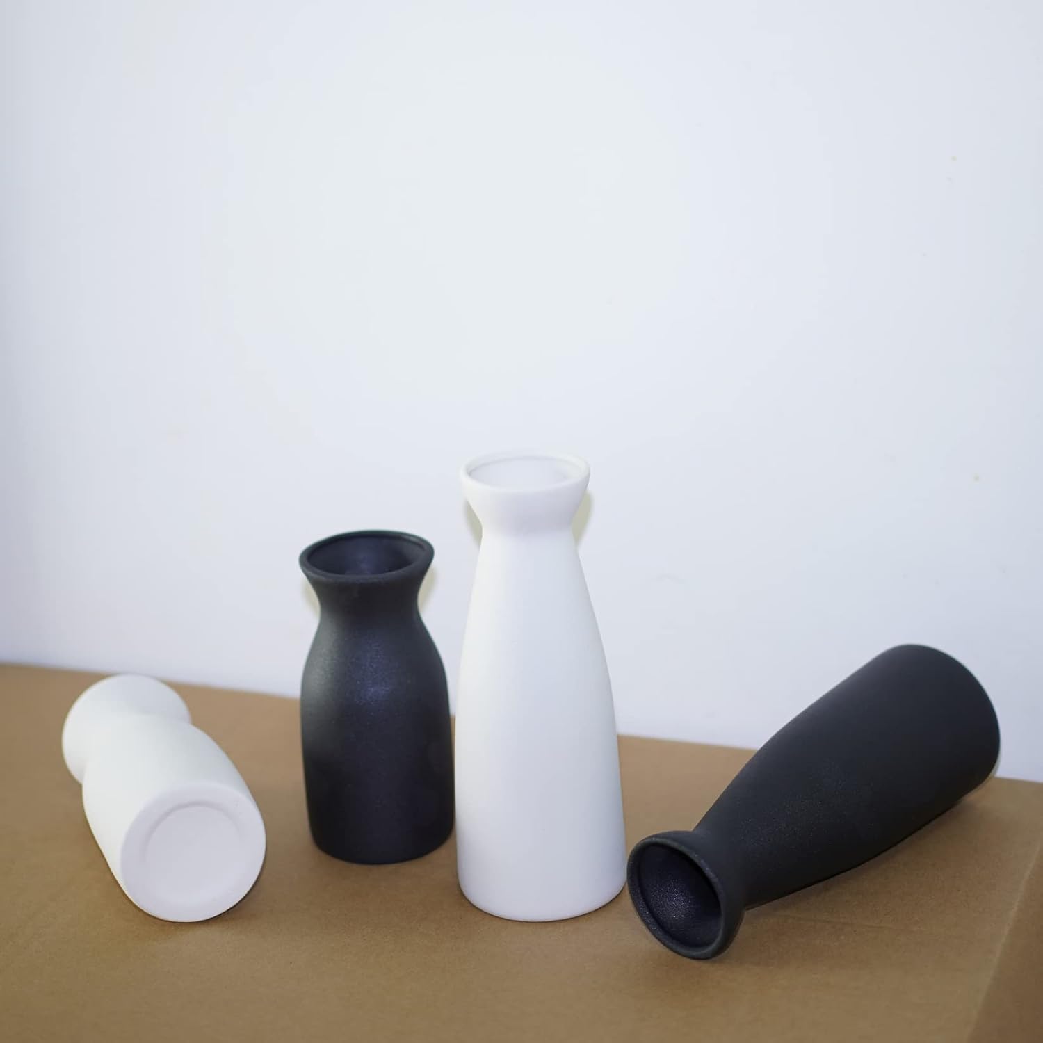 Modern White Ceramic Vase for Pampas Grass