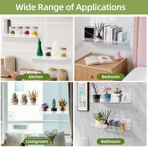 Windproof Floating Shelf Set 6 Pack for Plants and Decor