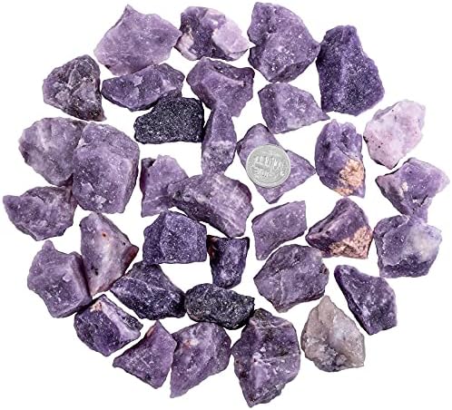 SUNYIK Lilac Crystal Stones for Tumbling and Jewelry Making