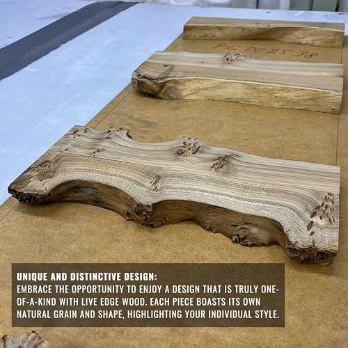 RWA Floating Shelves for Wall Decor - Epoxy Wood Design