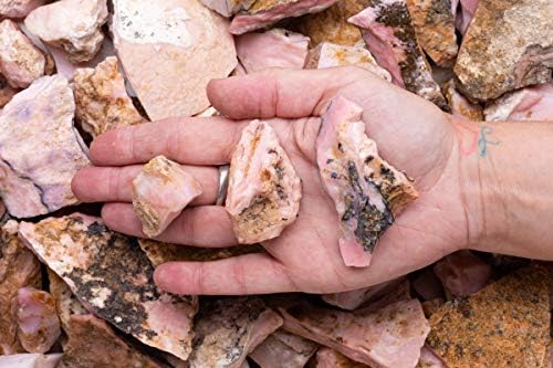 Fantasia Natural Pink Opal Rough Stones 12 lb from Peru 1