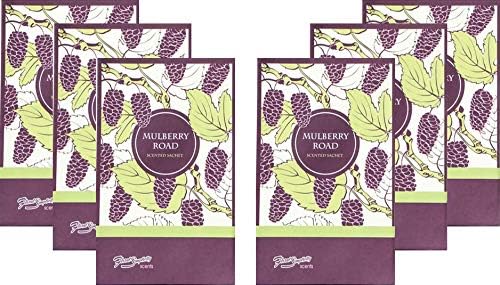 Mulberry Road Scented Sachets Pack of 6 - Home Fragrance
