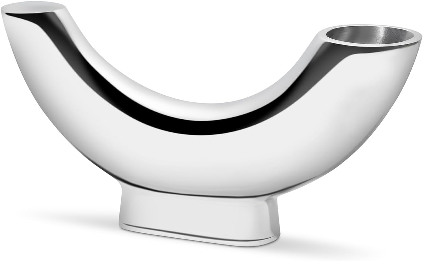 Nambe Solarium Half Moon Vase - 95 x 5