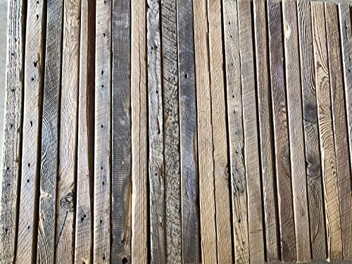 Urban Legacy Reclaimed Barn Plank Floating Shelves Set of 2