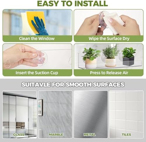 Windproof Floating Shelf Set 6 Pack for Plants and Decor