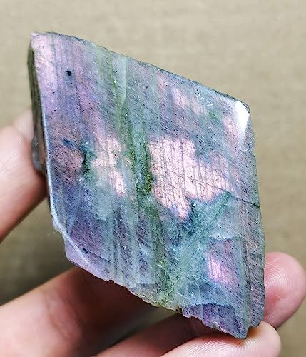 Nice Purple Flash Labradorite Slab Reiki Stone L4009