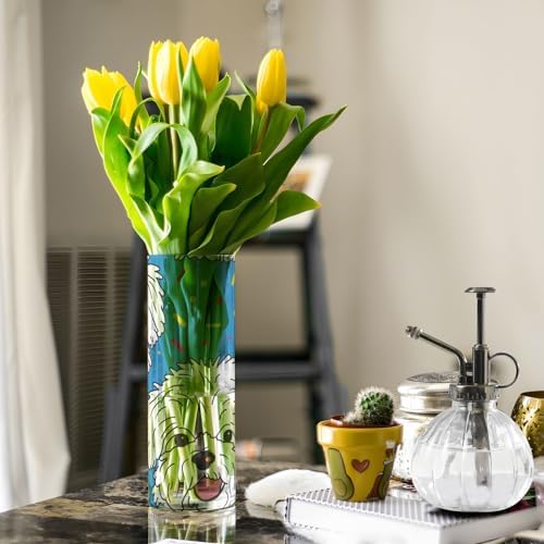Cute Puppy Plastic Hurricane Vase Candle Holder