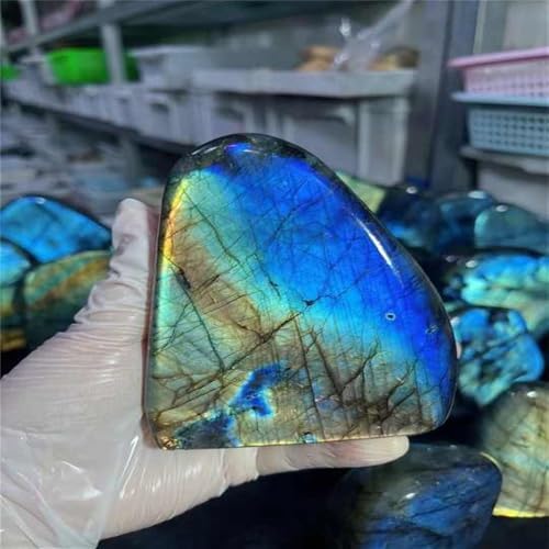 1pc Labradorite Healing Crystal Stand Free Form