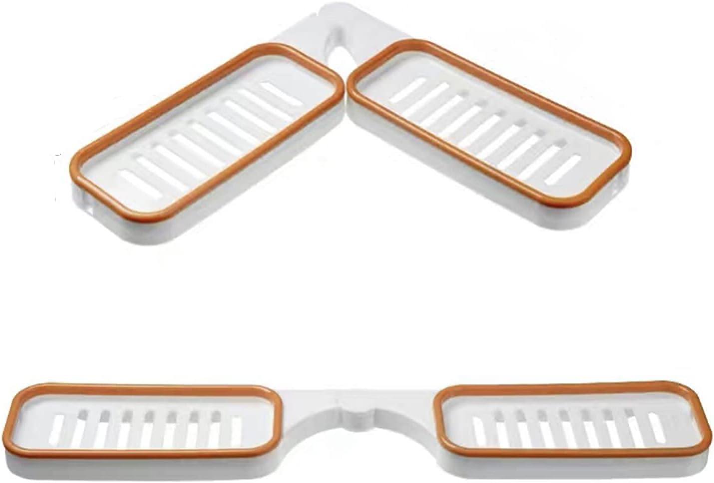 Foldable Corner Storage Shelf Revolving Rack Wall Mounted Bathroom Organizer