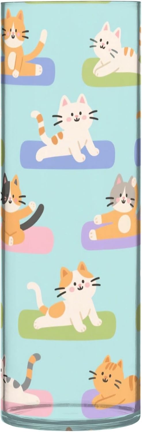 Cute Cartoon Cat Plastic Vase 118 x 39 Inch