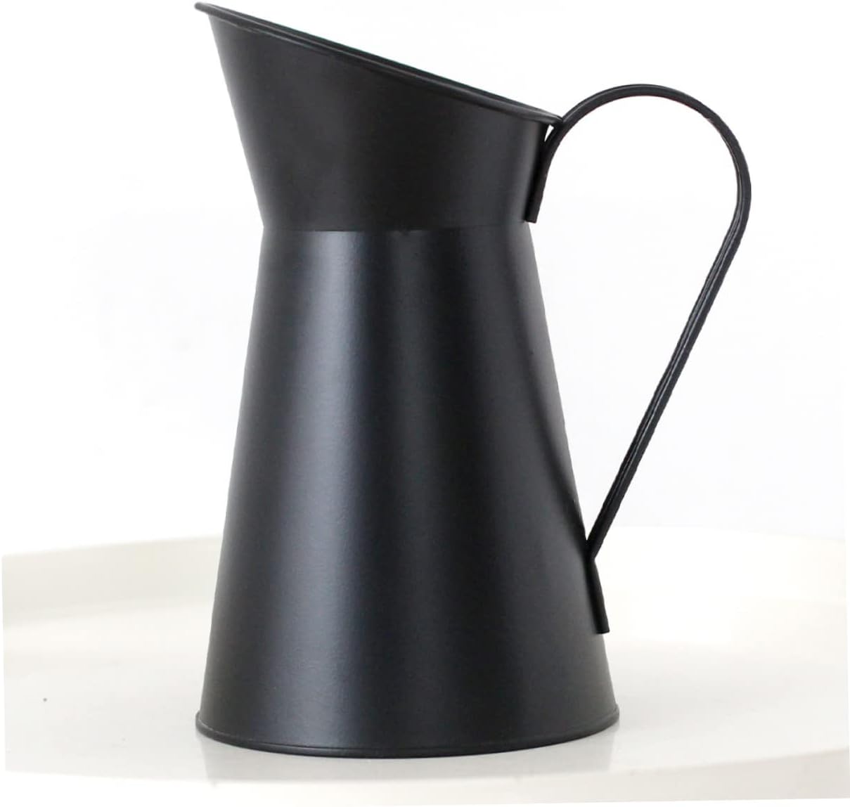 POPETPOP Vintage Flower Bucket Metal Vase for Home