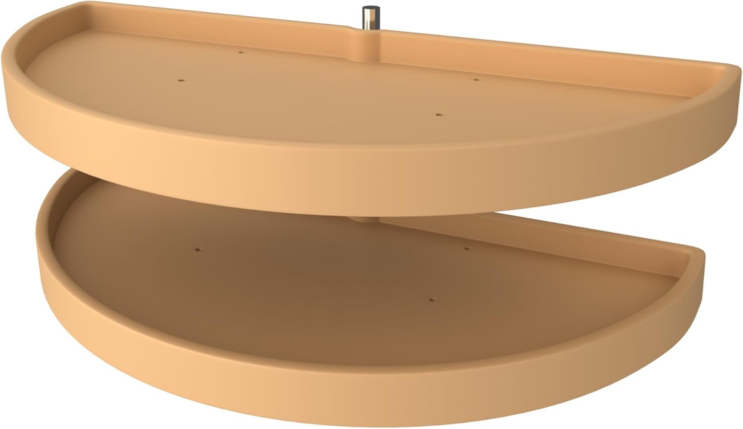 Rev-A-Shelf Polymer Pivot Slide Half Moon 2-Shelf Organizer